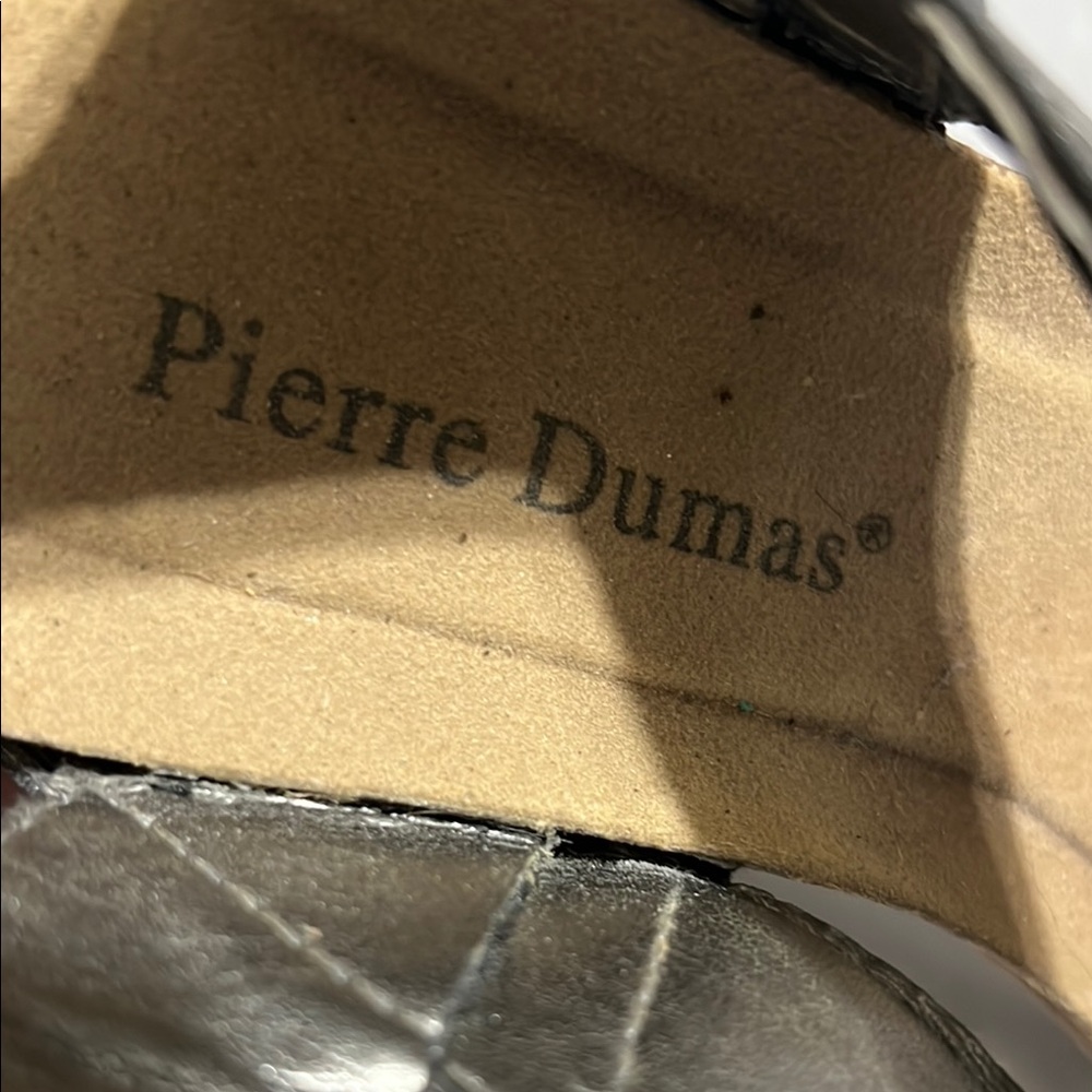 COPY - Pierre Dumas Silver Sandals with Metallic Finish - Picture 5 of 6